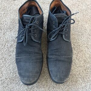 John Varvatos Black Chukka Boots